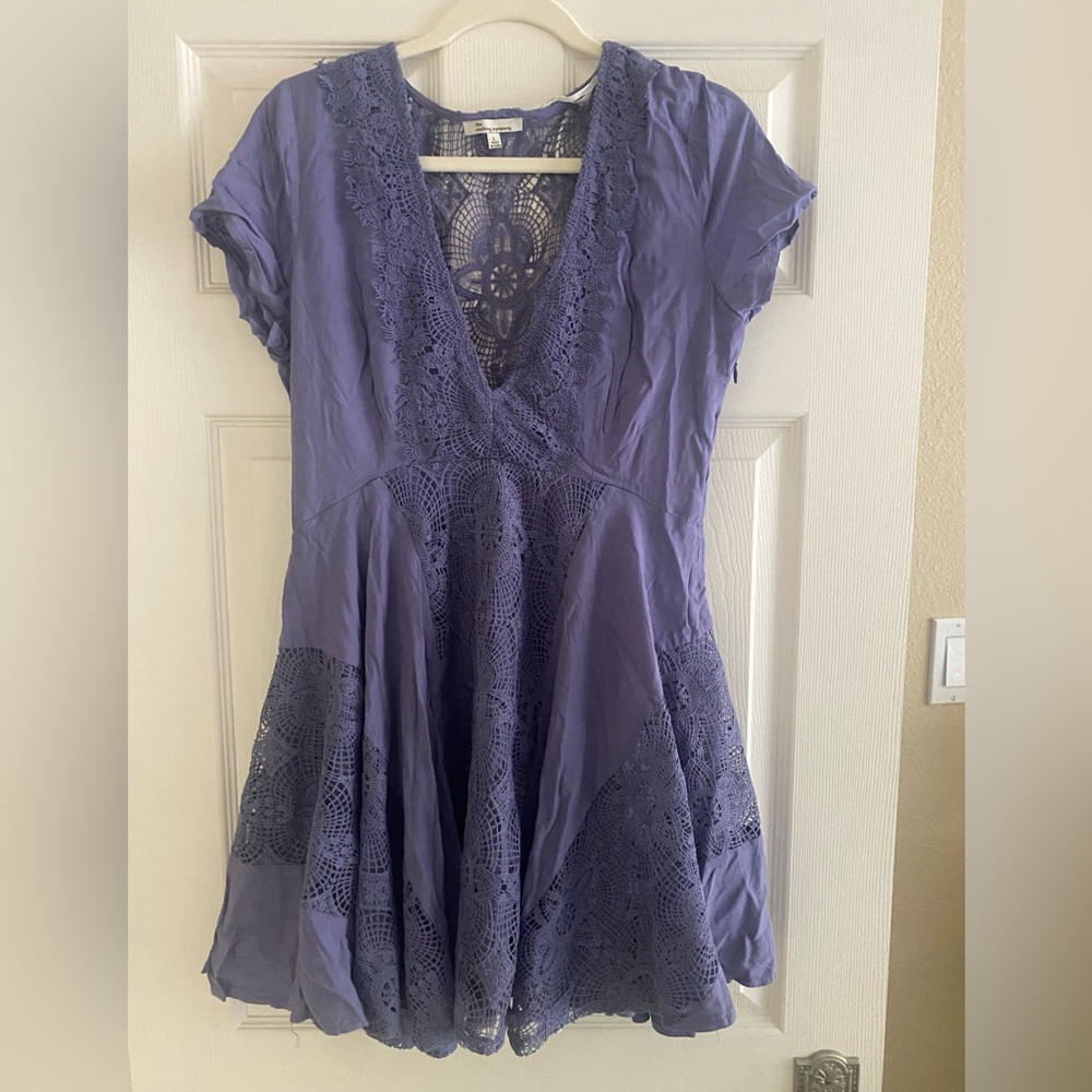 Lavender lace dress